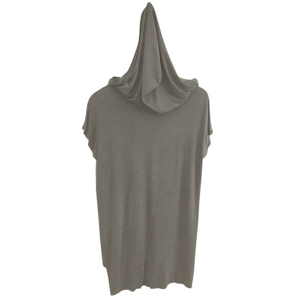 LIFE CLOTHING CO Women Hooded Graphic Tee Warrior Not Worrier Eye Modal Top S - Picture 2 of 8